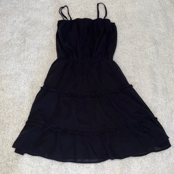 Sold- Express Tiered Square Neck Mini Dress - Picture 4 of 7